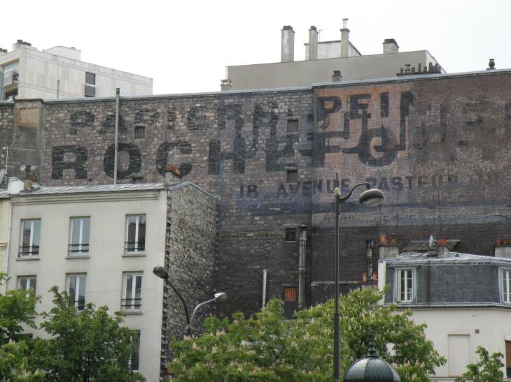  ancienne annonce publicitaire, rue de Vaugirard
